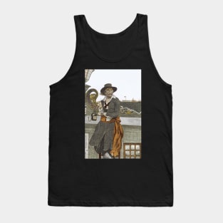 Kidd on the Deck of the Adventure Galley by Howard Pyle Tank Top